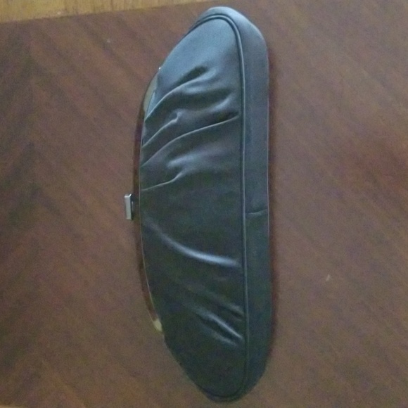 Apt 9 Black Satin Clutch With Hidden Strap - Picture 2 of 8